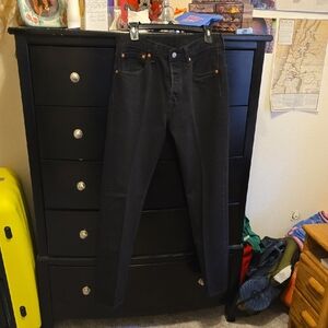 Levi's Men's Skinny Jeans in Deep Black